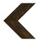 Ekena Millwork 11"W x 12"H x 3/4"D Vintage Farmhouse 3 1/2" Chevron, Barnwood Decor Collection, Pebble Grey DECR11X12X075CHVPG - alternate 1